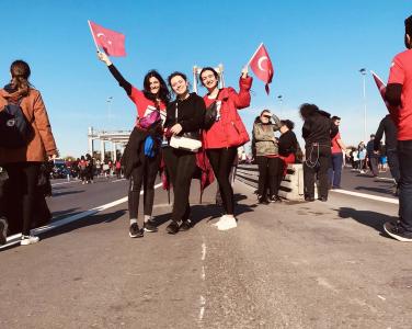 İstinye Üniversitesi Gökkuşağı Çocuk Gelişimi Kulübü 41. İstanbul Maratonuna katıldı.